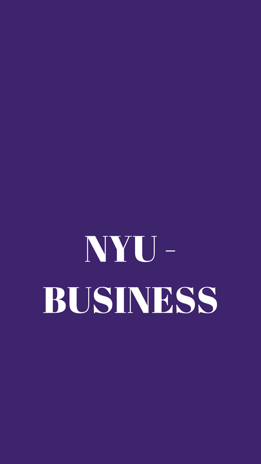 NYU Application Essay's