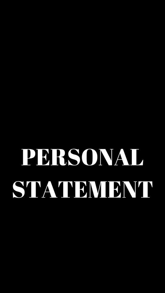 Personal Statement